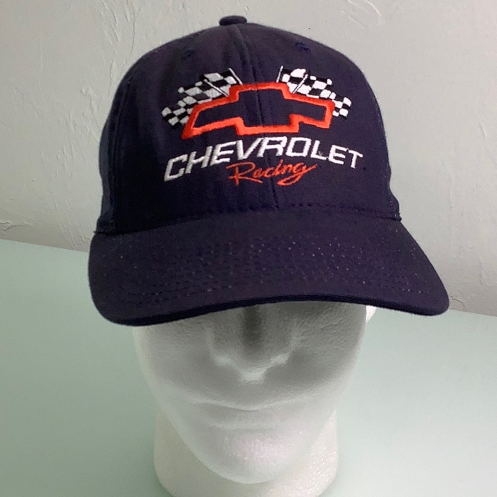 Vintage Chevrolet Racing baseball cap hat size OSFA EUC